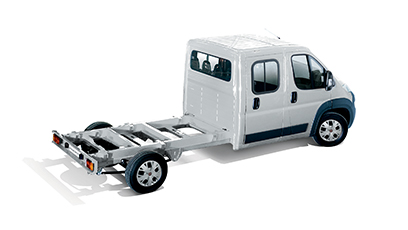 Шасси Fiat Ducato с двойной кабиной (дабл кабина)