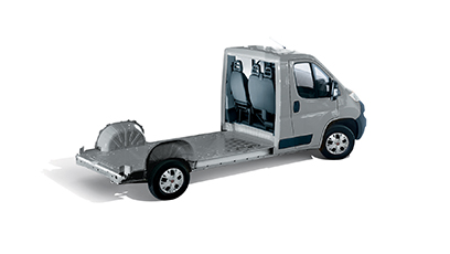Кабина с платформой Fiat Ducato для установки надстроек